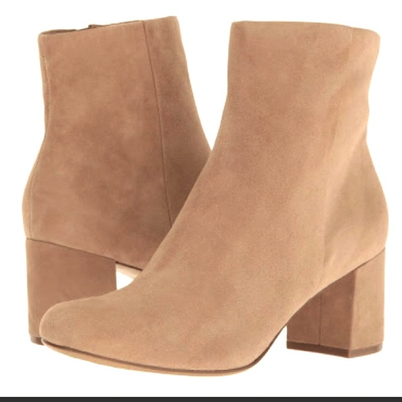 Naturalizer Shoes - Naturalizer Westing Oatmeal Suede Booties